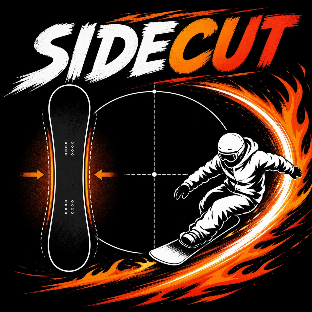 什麼是sidecut？滑雪板數值中的sidecut radius又代表什麼？其不同設計又有什麼差別？封面圖